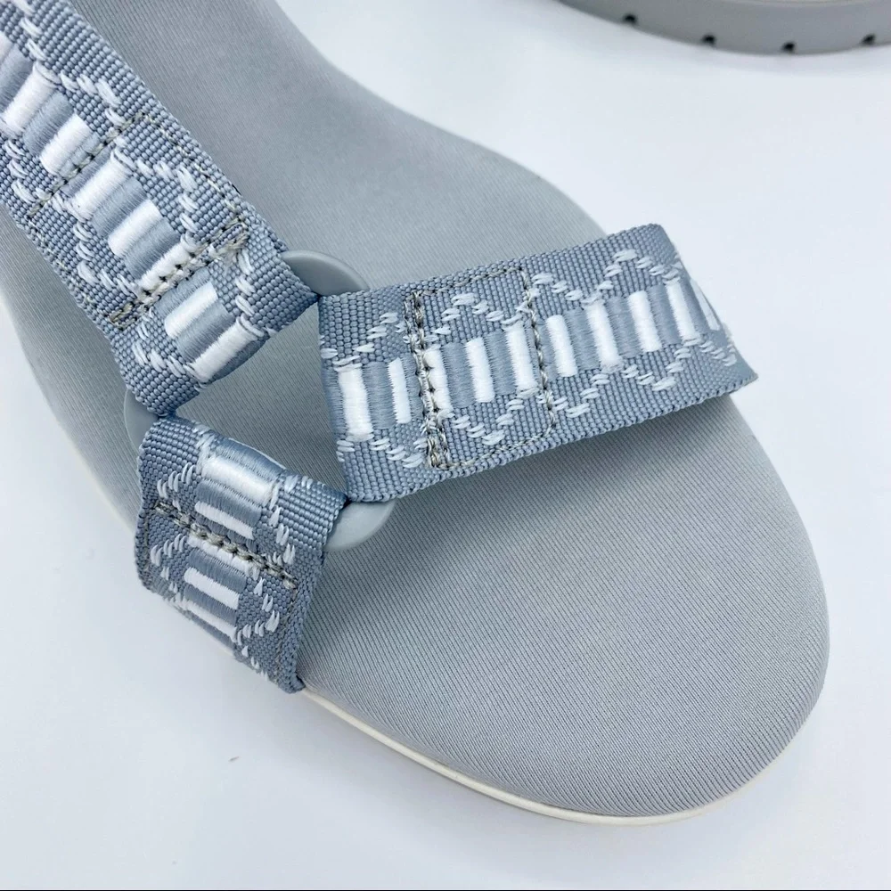 Soul Naturalizer Blue Calm Glitz Platform Wedge Sandal